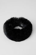 Opulent Faux Fur Wintersun Headband - Black