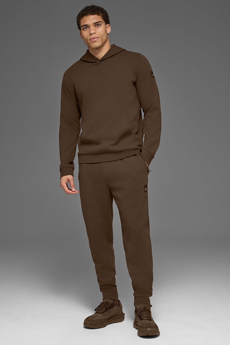 Waffle Lounge Jogger - Espresso
