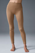 7/8 High-Waist Airlift Legging - Toasted Almond