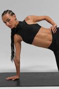 Airlift Light Speed Hooded Bra - Black
